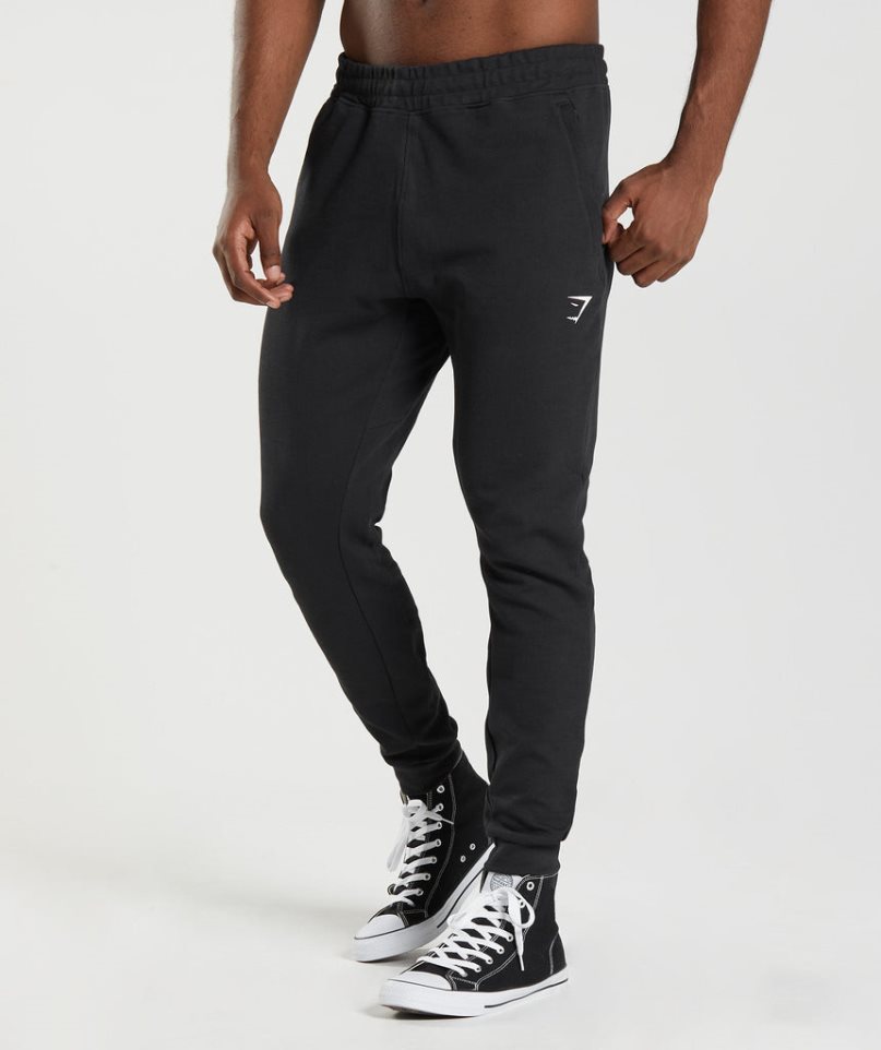 Men\'s Gymshark React Jogger Black | NZ 2YNECO